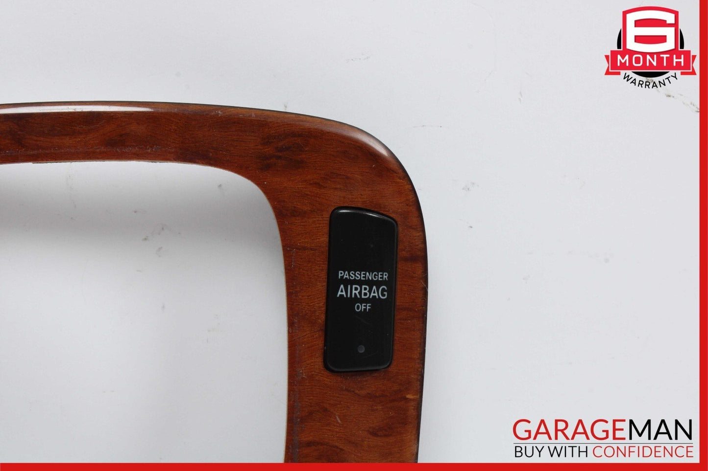 03-06 Mercedes W220 S430 S500 S55 AMG Center Console Shifter Bezel Trim Wood OEM
