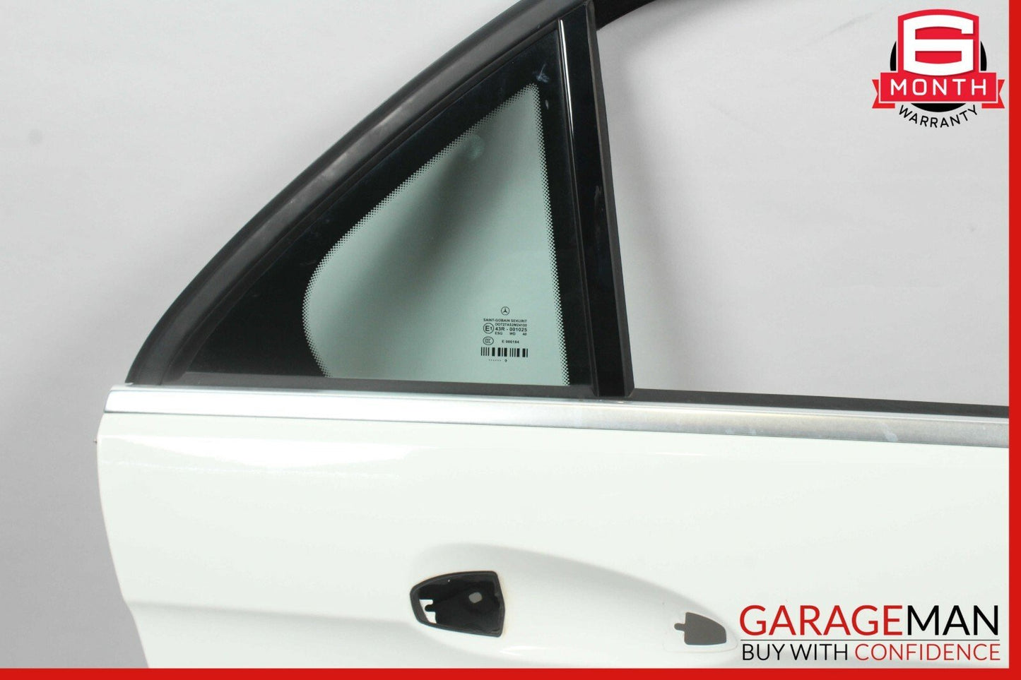 10-16 Mercedes W212 E500 Rear Right Passenger Side Exterior Door Shell White OEM