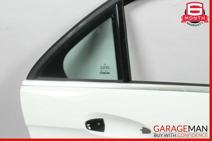 10-16 Mercedes W212 E500 Rear Right Passenger Side Exterior Door Shell White OEM