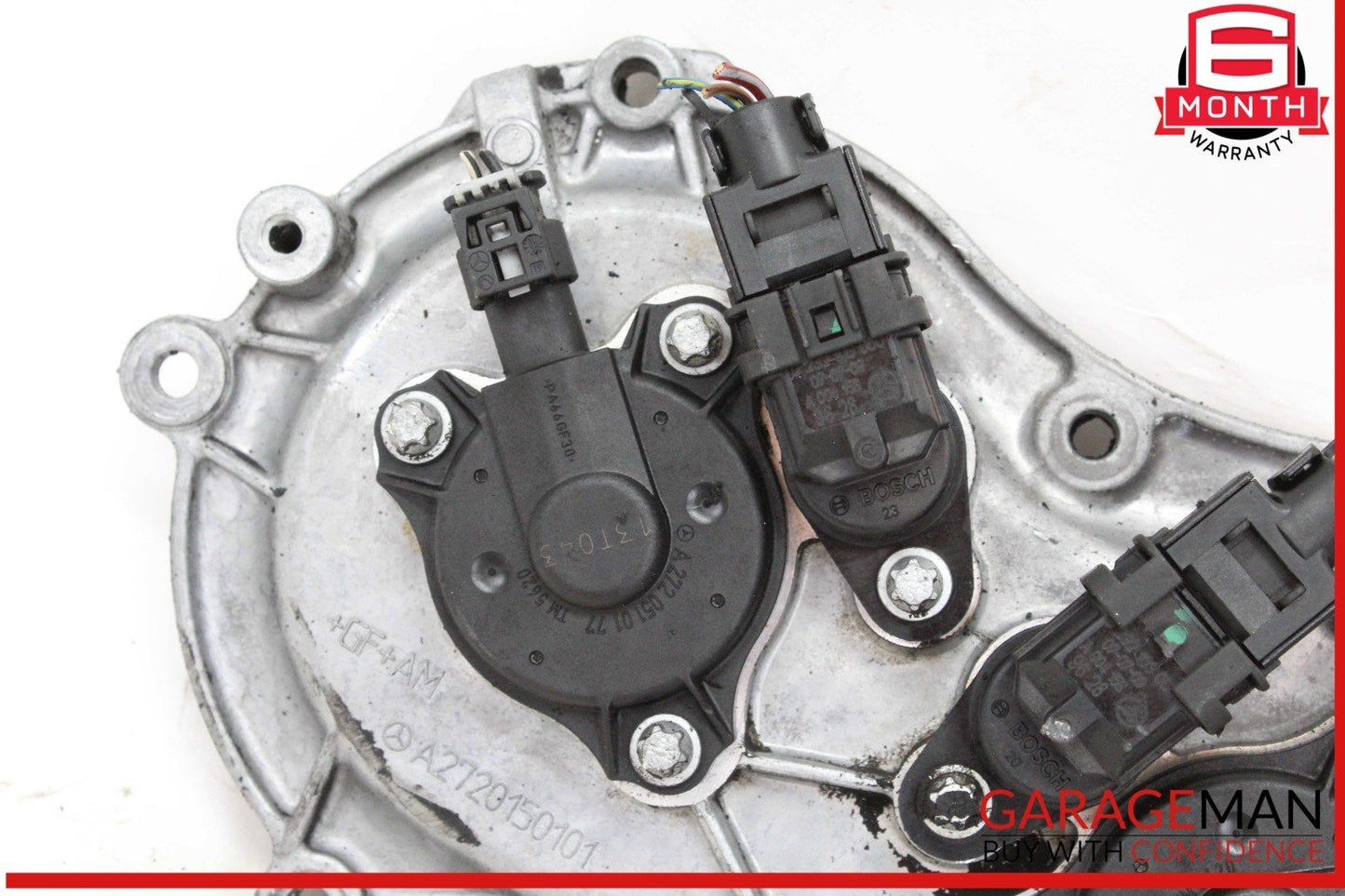 05-13 Mercedes W211 E350 S550 Front Right Engine Timing Chain Cover Plate OEM