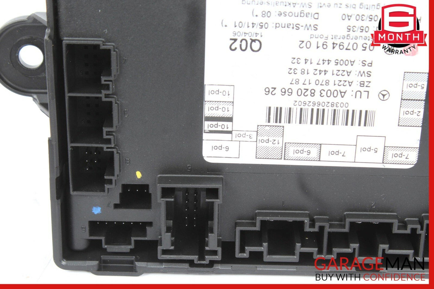 07-09 Mercedes W221 S550 S65 AMG Rear Left Or Right Side Door Control Module OEM