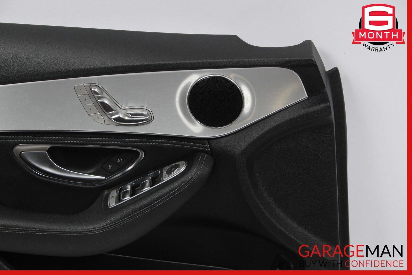 15-20 Mercedes W205 C300 Front Left Driver Side Interior Door Panel Cover OEM