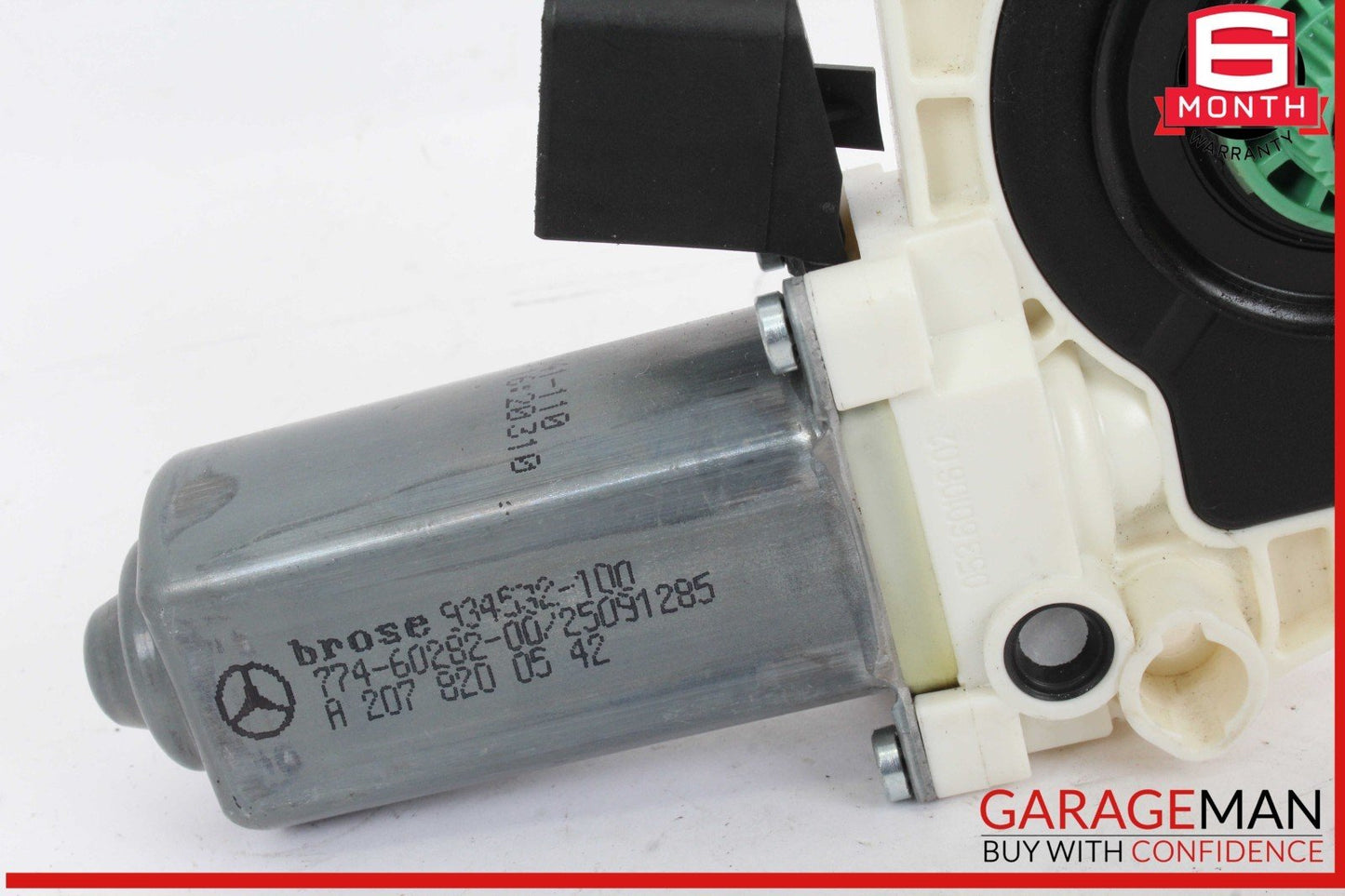 10-20 Mercedes W212 E550 E350 Front Left Window Regulator Motor 2078200542 OEM