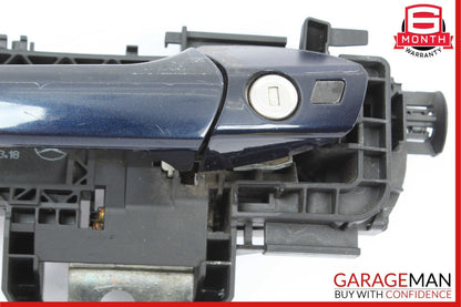 12-14 Mercedes W204 C250 C300 C63 AMG Front Left Side Exterior Door Handle Blue