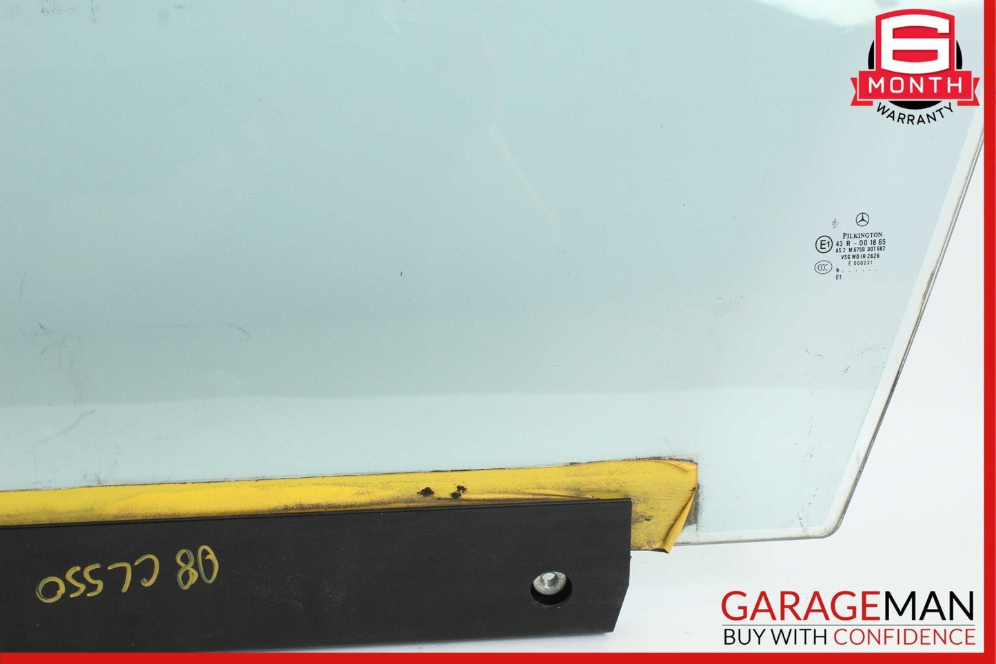 07-14 Mercedes W216 CL550 AMG Front Left Driver Side Door Window Glass OEM