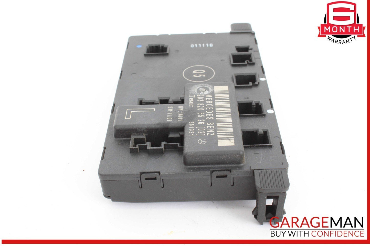 01-07 Mercedes W203 C32 AMG Front Left Side Door Control Module 2038201585