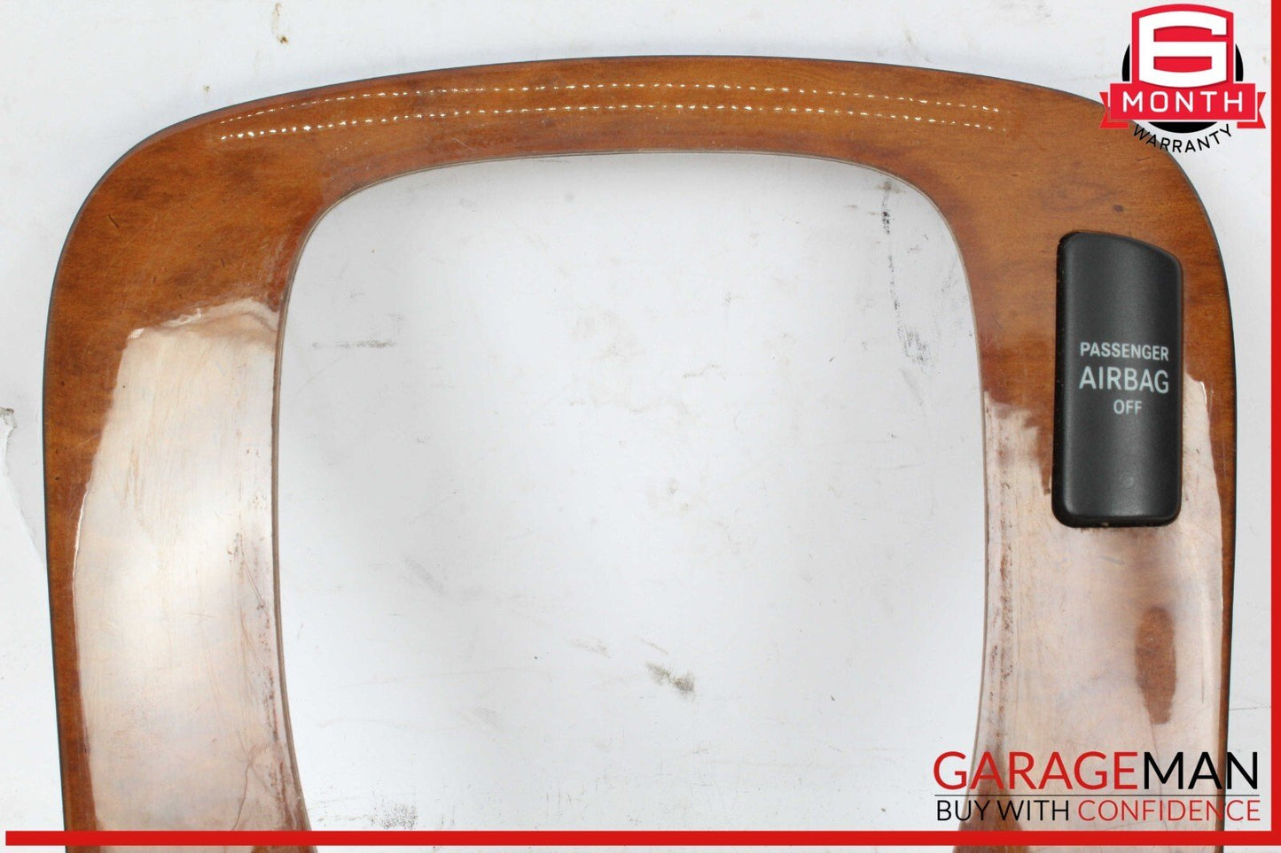 00-06 Mercedes W220 S500 S430 S55 AMG Gear Shifter Bezel Trim Indicator Wood OEM