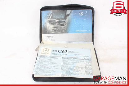 08-14 Mercedes W204 C63 C350 Operators Owner Manual Guide Service Booklet Set