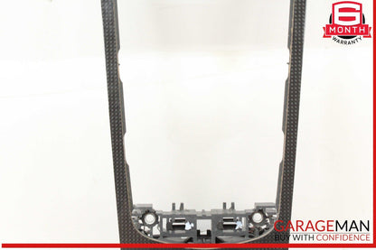 10-16 Porsche Panamera 970 E-Hybrid Center Console Shifter Trim Carbon Fiber OEM