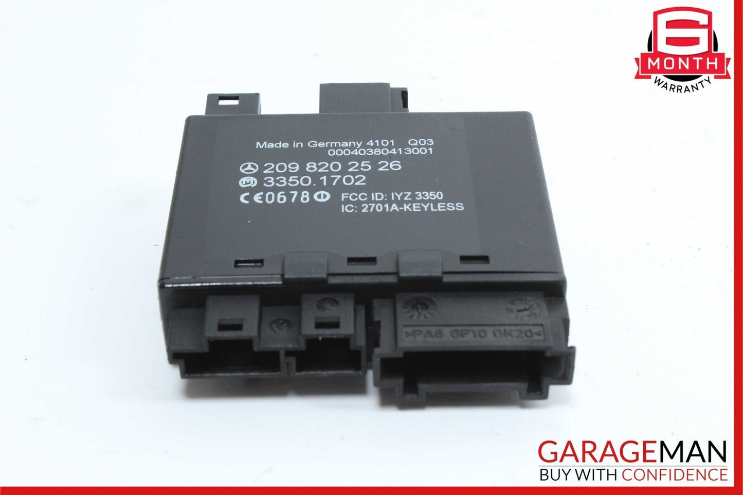 03-09 Mercedes W209 CLK500 CLK350 CLK55 Keyless Go Control Module Unit