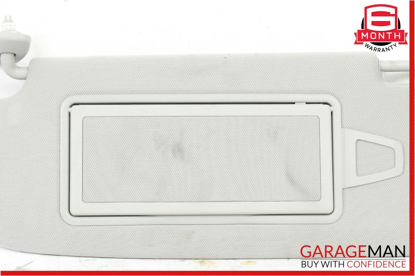 07-13 Mercedes W221 S550 Sun Visor Sunvisor Shade Cover Left Driver Side Gray
