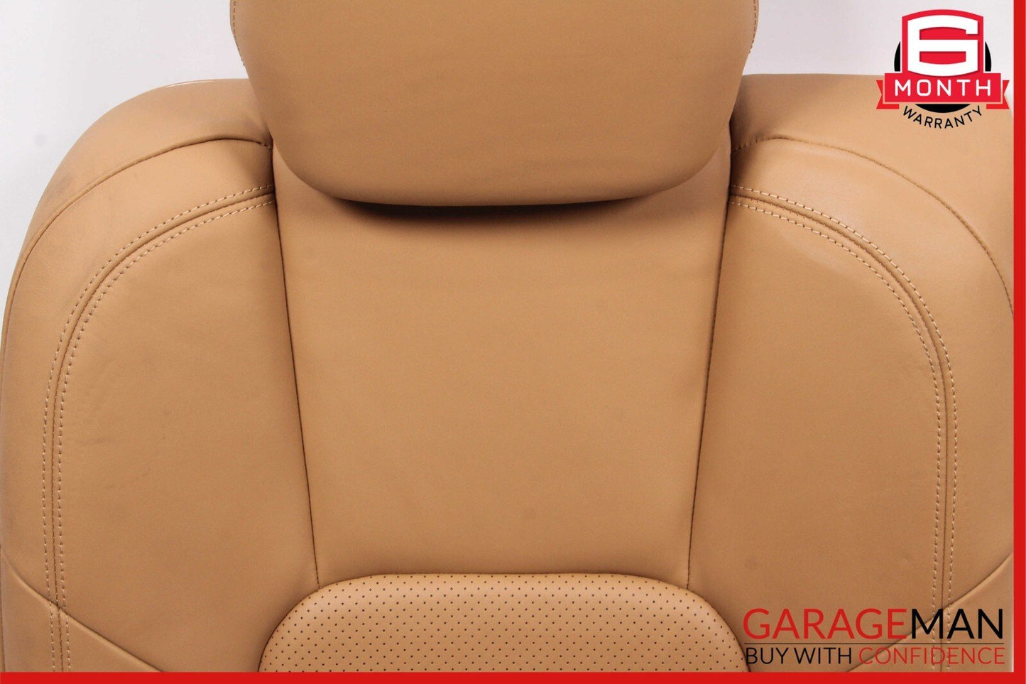 11-17 Porsche Cayenne 958 Rear Right Side Top Upper Seat Cushion Assembly Brown