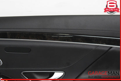 14-17 Mercedes W222 S550 S500 Rear Right Side Interior Door Panel Cover OEM