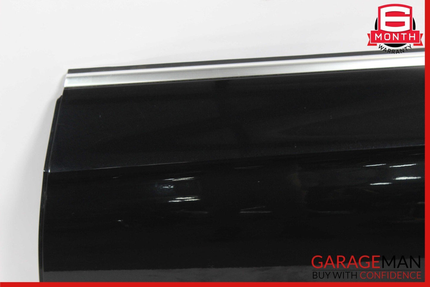 09-17 Volkswagen VW CC Rear Left Side Exterior Door Shell Panel Black OEM