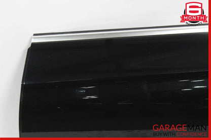 09-17 Volkswagen VW CC Rear Left Side Exterior Door Shell Panel Black OEM