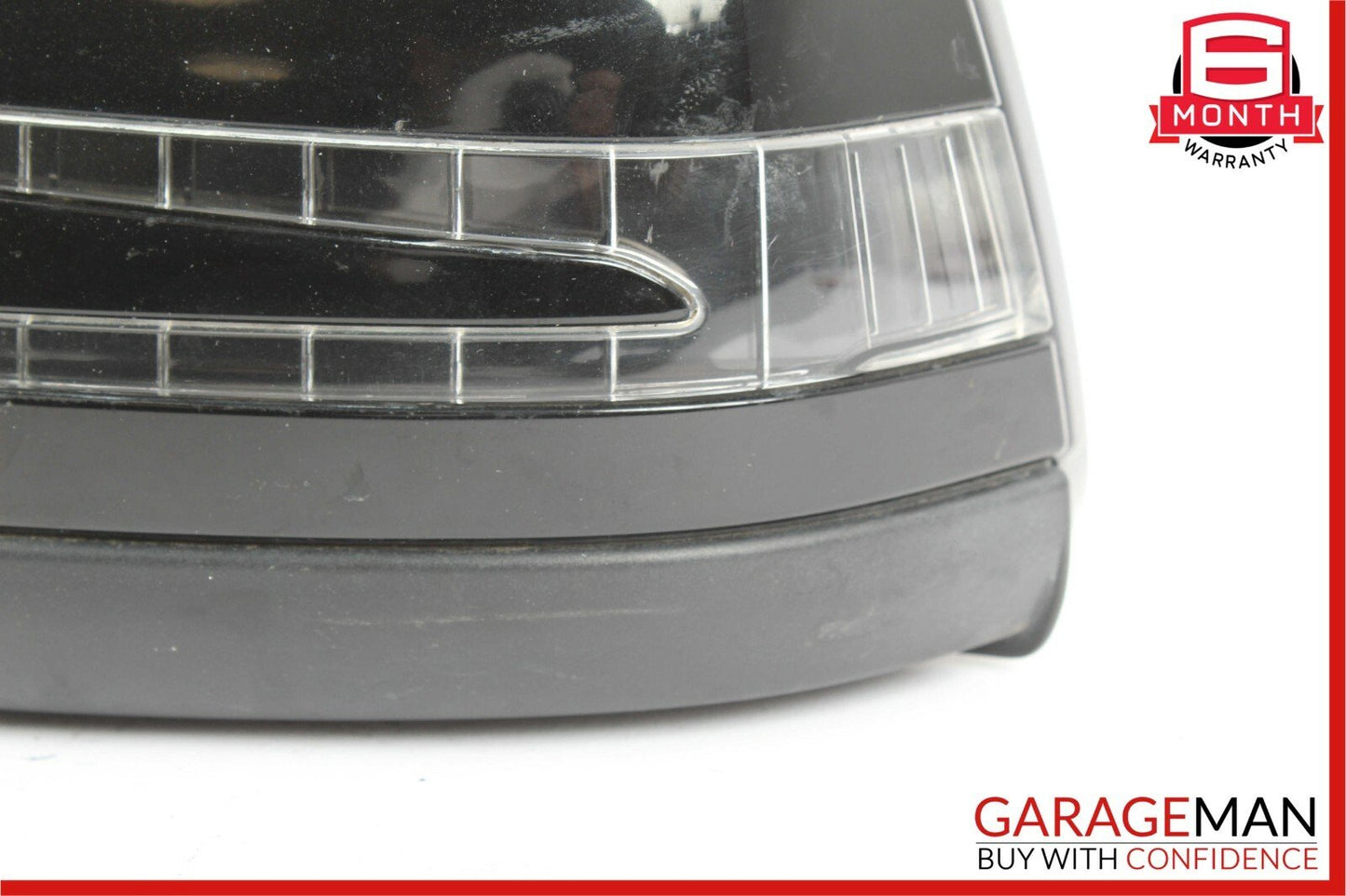 12-14 Mercedes W204 C250 C63 AMG Front Left Side Mirror Rear View Door Black OEM