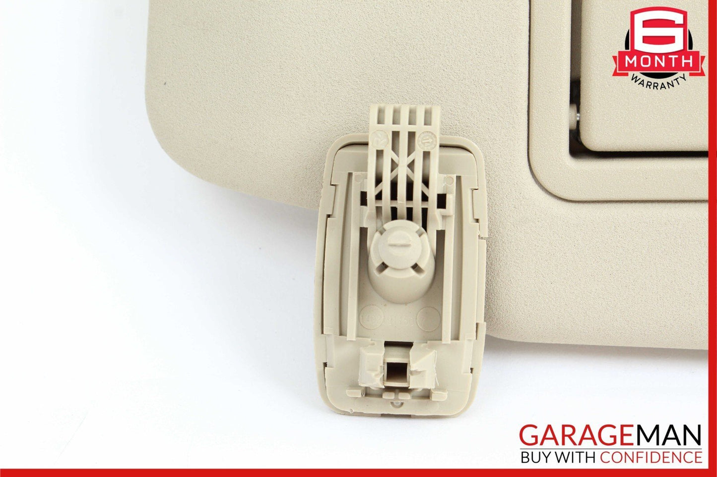 08-14 Mercedes W204 C300 C250 Front Right Side Sunvisor Sun Visor Beige