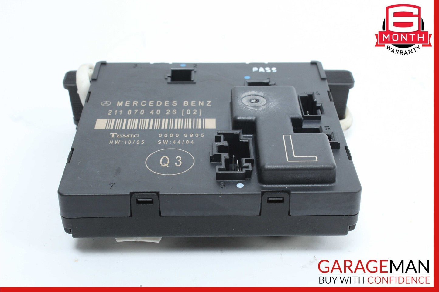 03-09 Mercedes W211 E350 E320 E63 AMG Rear Left Side Door Controller Module Unit