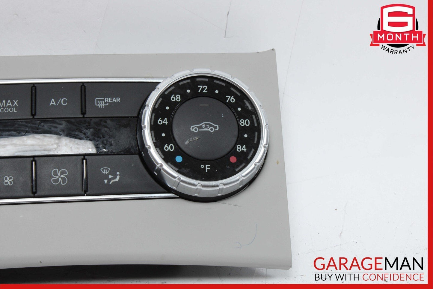 12-14 Mercedes W204 C350 C63 AC A/C Heater Climate Control Switch Trim Assembly
