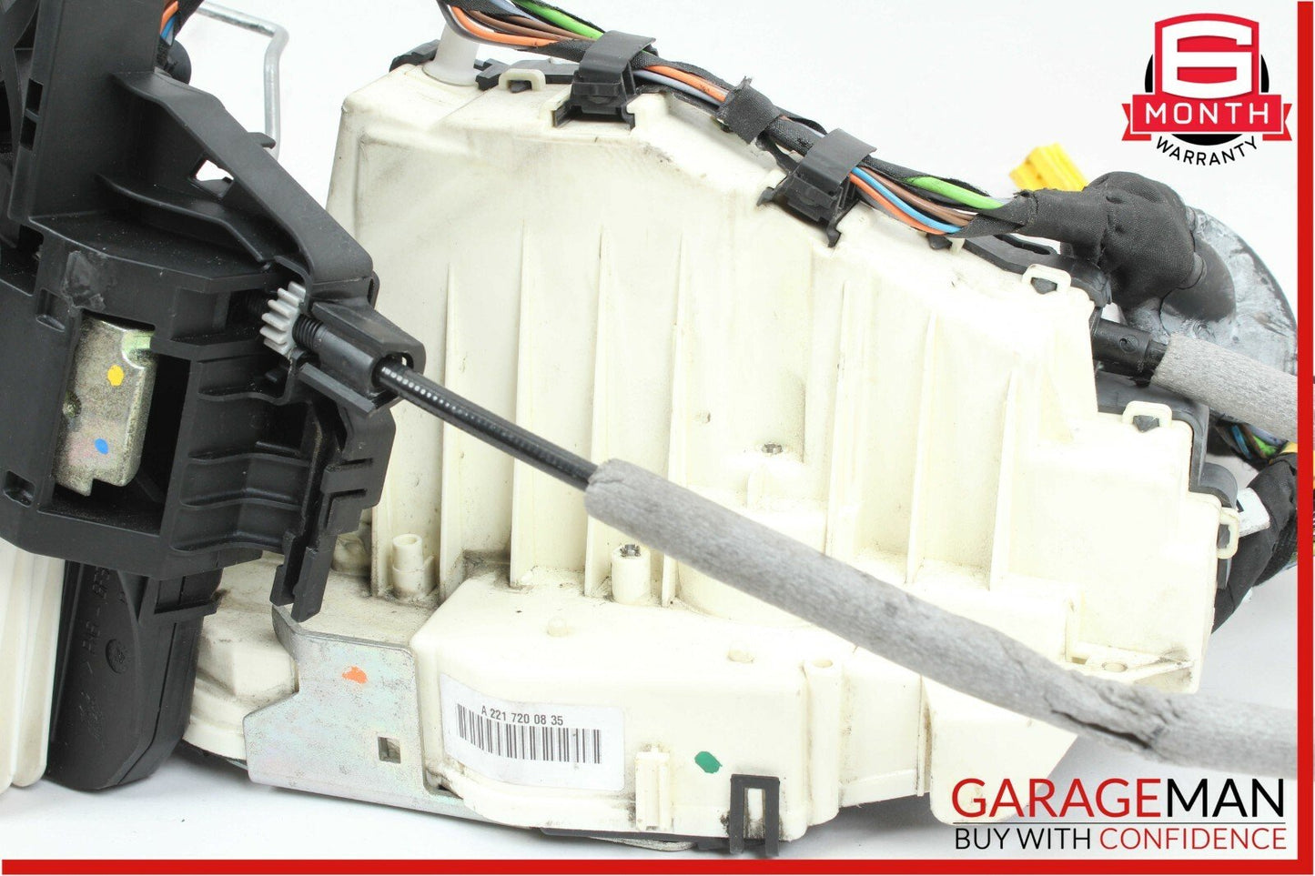 07-13 Mercedes W221 S550 Front Right Door Lock Actuator w/ Door Handle Silver