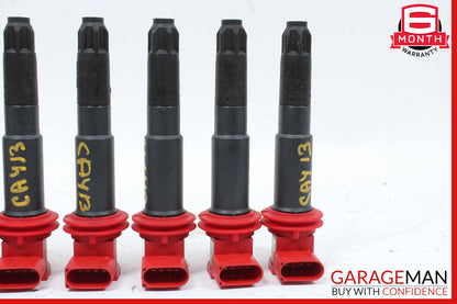 11-17 Porsche Cayenne 958 Ignition Coil Spark Plug Set of 8 Pc OEM