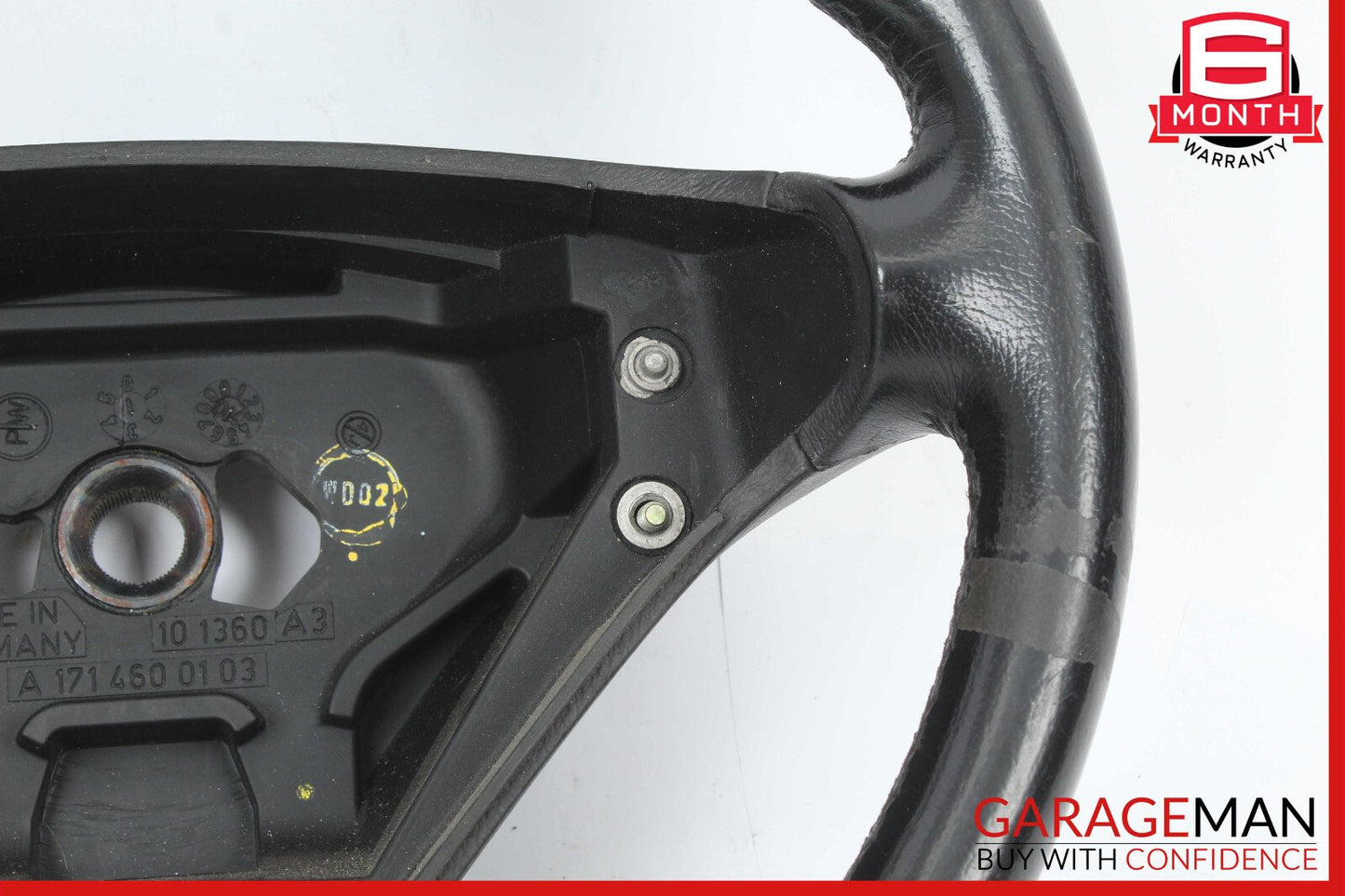 05-08 Mercedes R171 SLK350 C280 C350 Sport Steering Wheel Black OEM