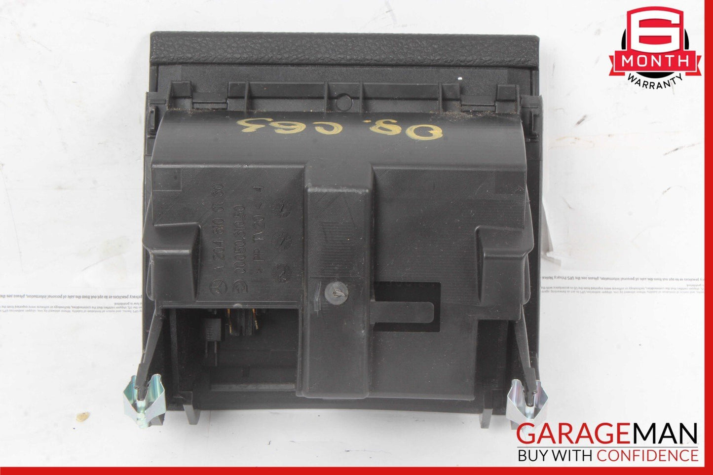 08-17 Mercedes W204 C63 AMG C250 C300 Rear Center Console Ashtray Ash Tray OEM