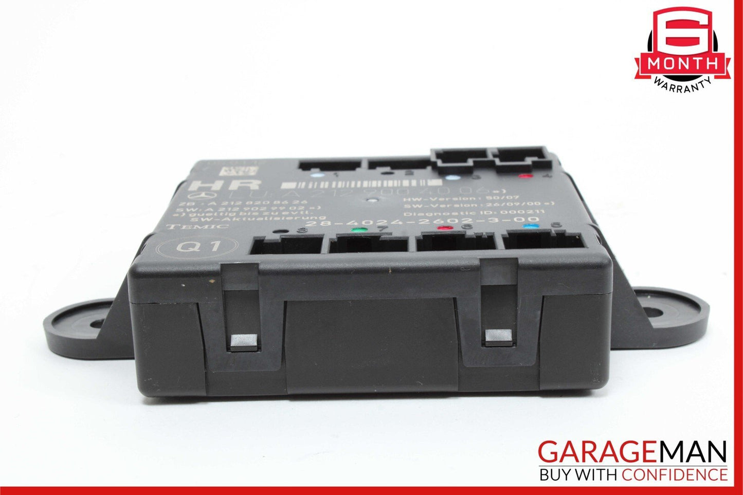 08-18 Mercedes C250 C350 GLK350 E350 Rear Right Side Door Control Module Unit