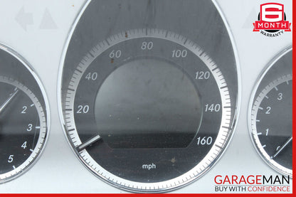 10-13 Mercedes W212 E350 E550 Instrument Cluster Speedometer 2129001910 OEM