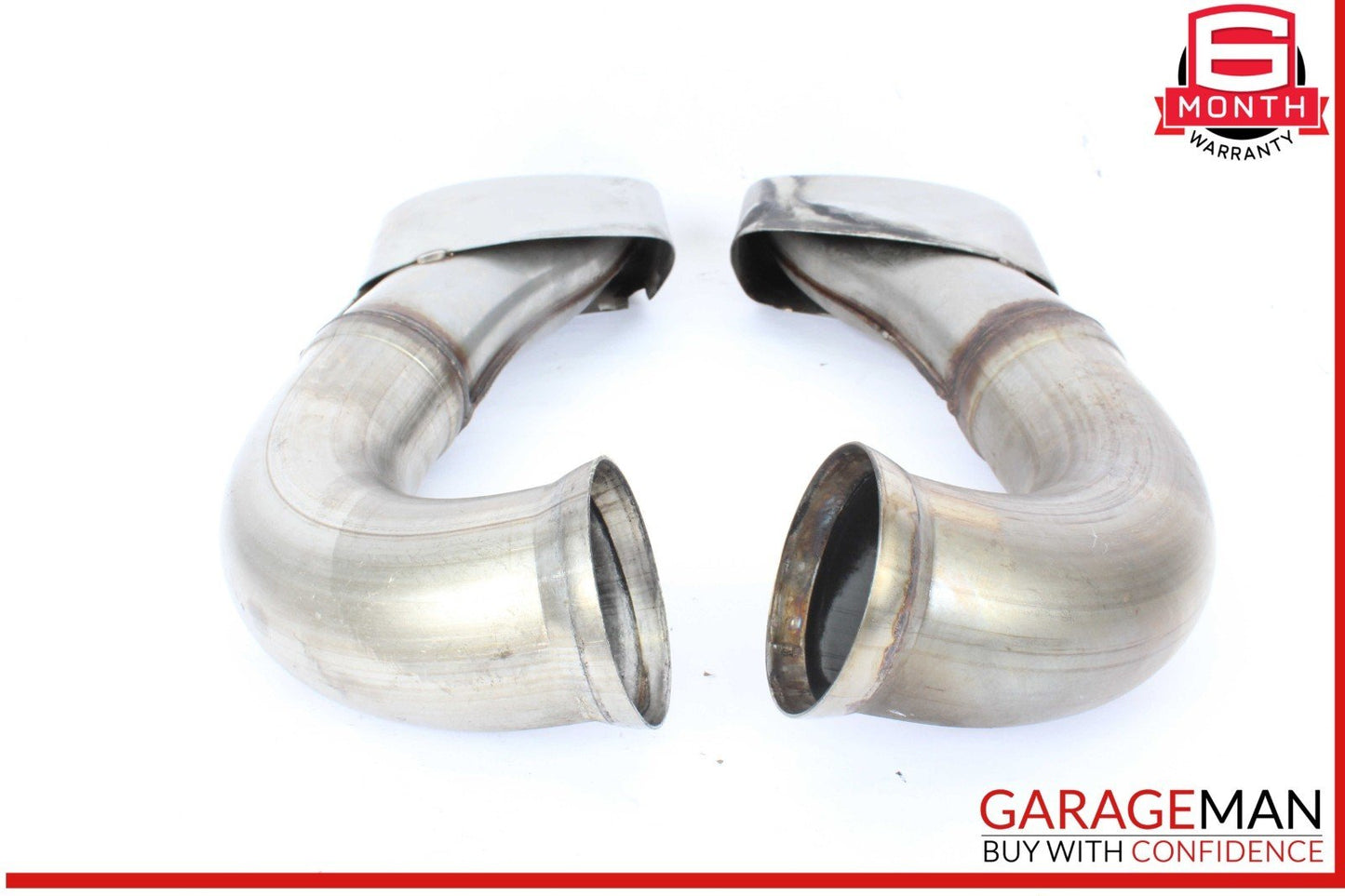 08-10 Porsche Cayenne 957 Rear Left and Right Side Exhaust Tail Pipe Tip OEM