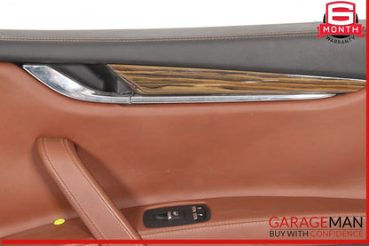 14-17 Maserati Quattroporte M156 Front Right Side Interior Door Panel OEM