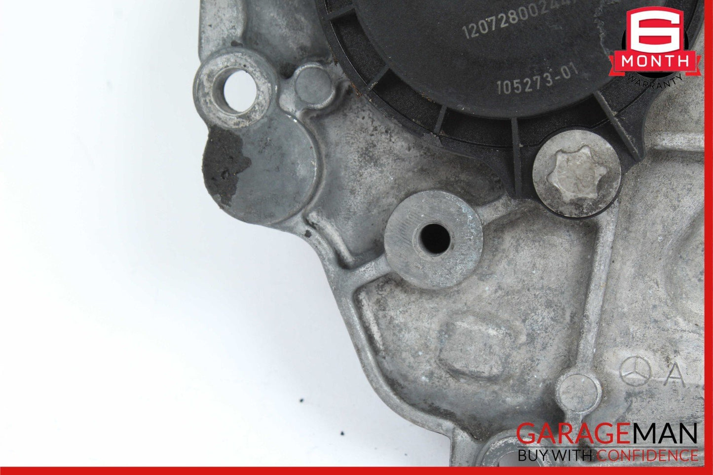 12-18 Mercedes W204 C300 Front Left / Right Engine Timing Chain Cover Plate OEM