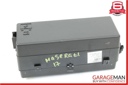 14-17 Maserati Ghibli S Fuse Relay Box Control Module Unit 670036299 OEM
