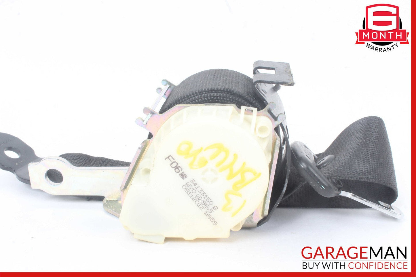 12-19 BMW 640i F06 Rear Left Driver Side Seatbelt Seat Belt Retractor OEM