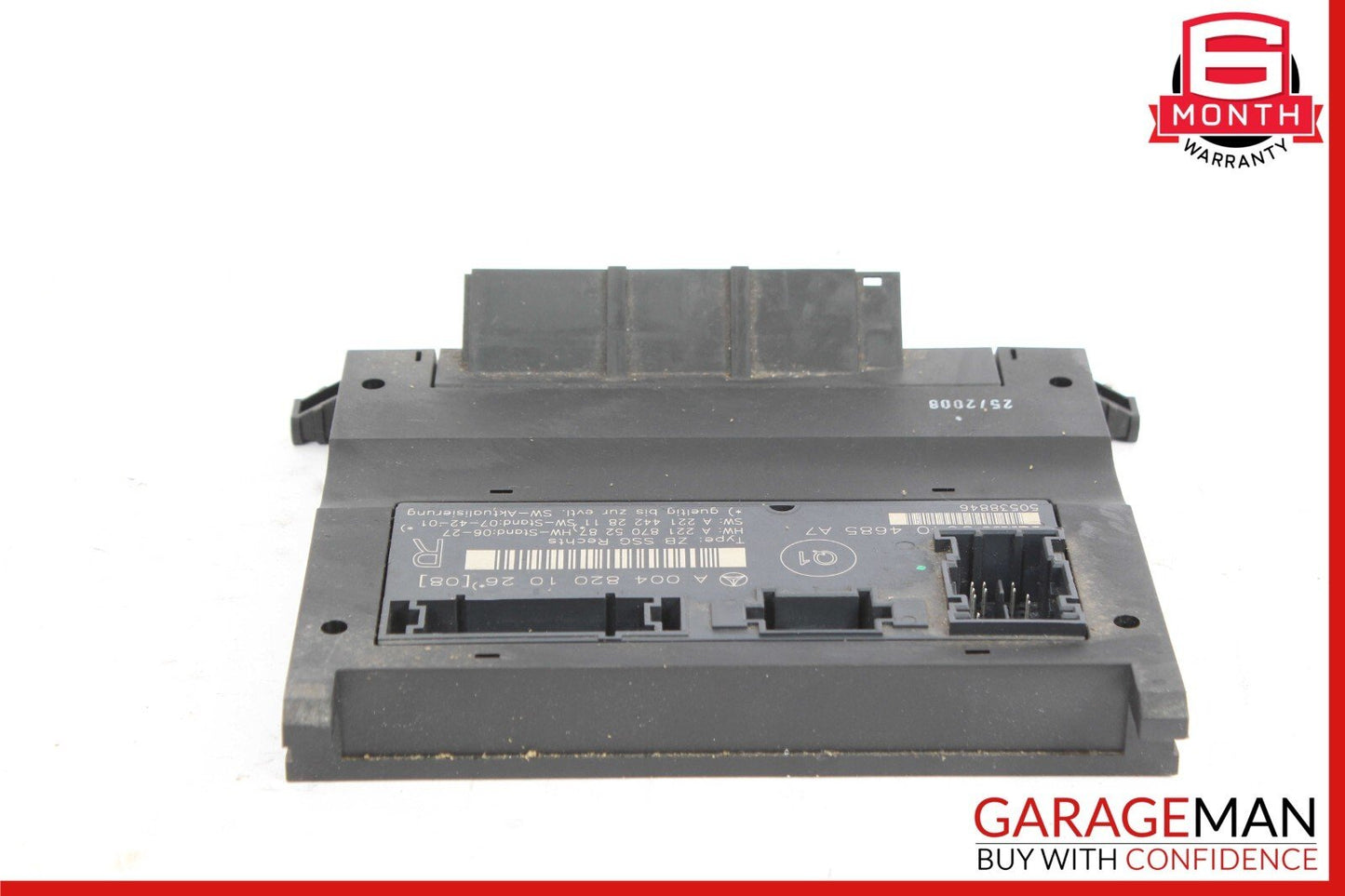 07-13 Mercedes W221 S600 S550 Front Right Side Under Seat Controller Module Unit