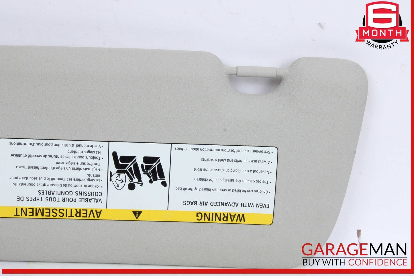 17-24 Mini Cooper S Countryman Front Right Passenger Side Sunvisor Sun Visor OEM