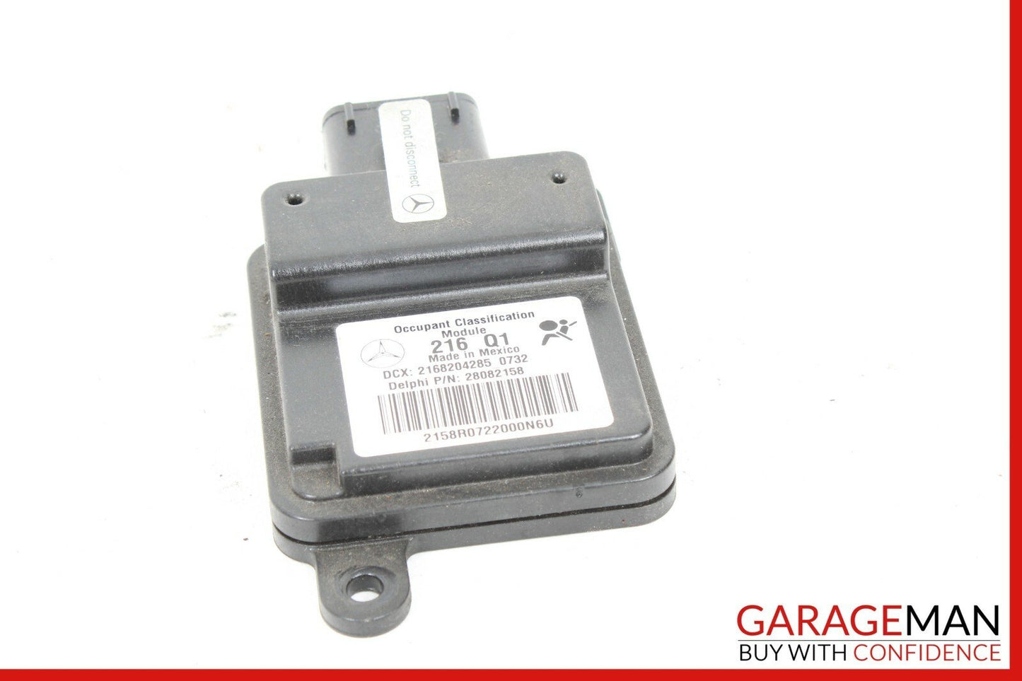 07-10 MERCEDES W216 CL550 FRONT RIGHT PASSENGER SIDE SEAT OCCUPANCY MODULE Q1
