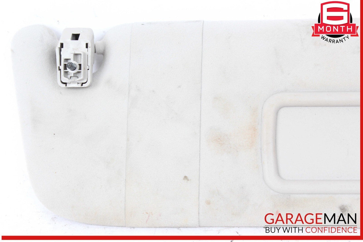 17-22 Maserati Levante Front Right Sun Visor Shade White OEM