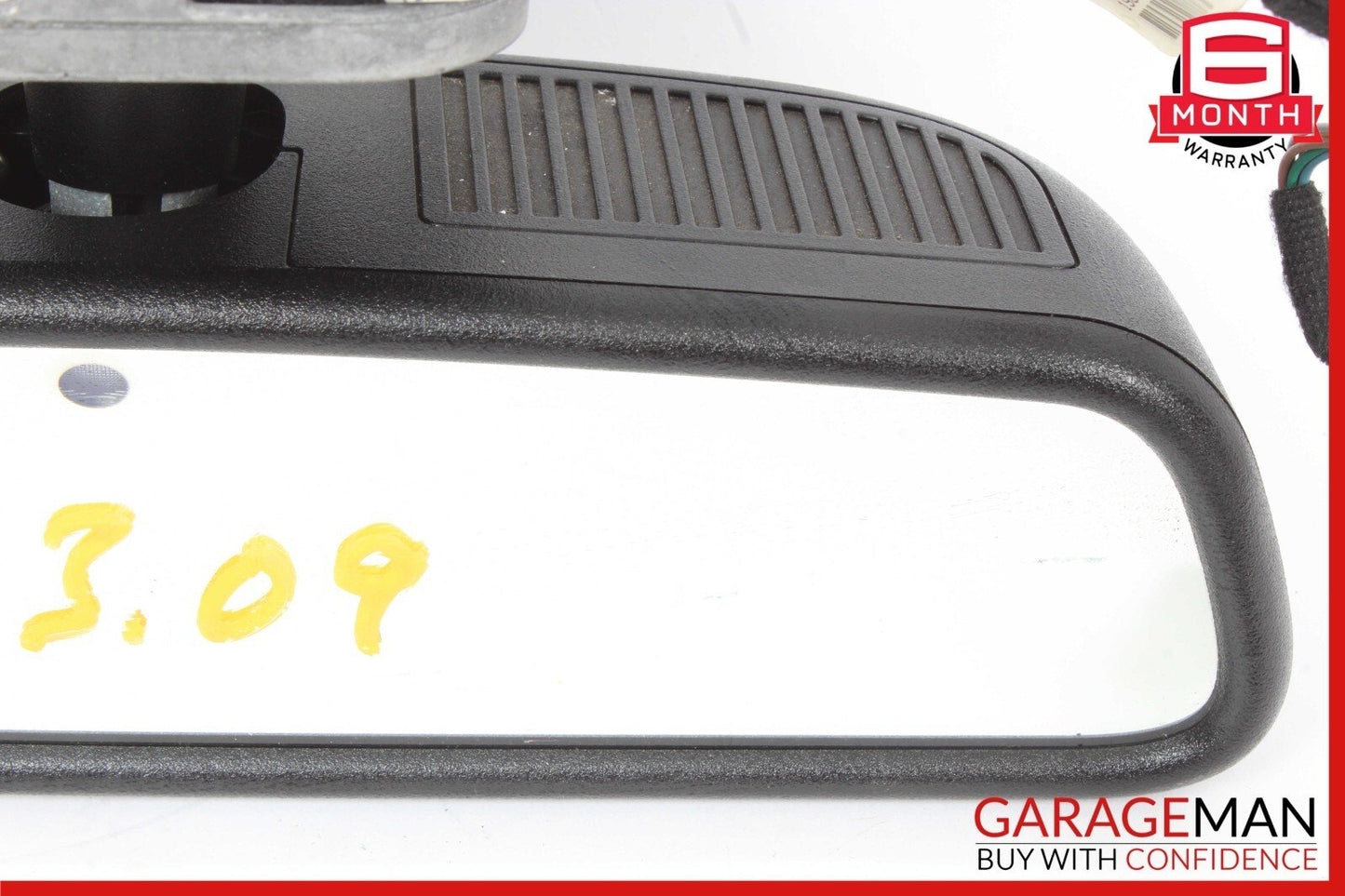 07-09 Mercedes W221 S550 S63 AMG S450 Interior Rear View Mirror Cover Assy Black