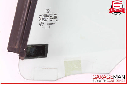 05-11 Mercedes R171 SLK350 Rear Left Side Door Quarter Window Glass OEM