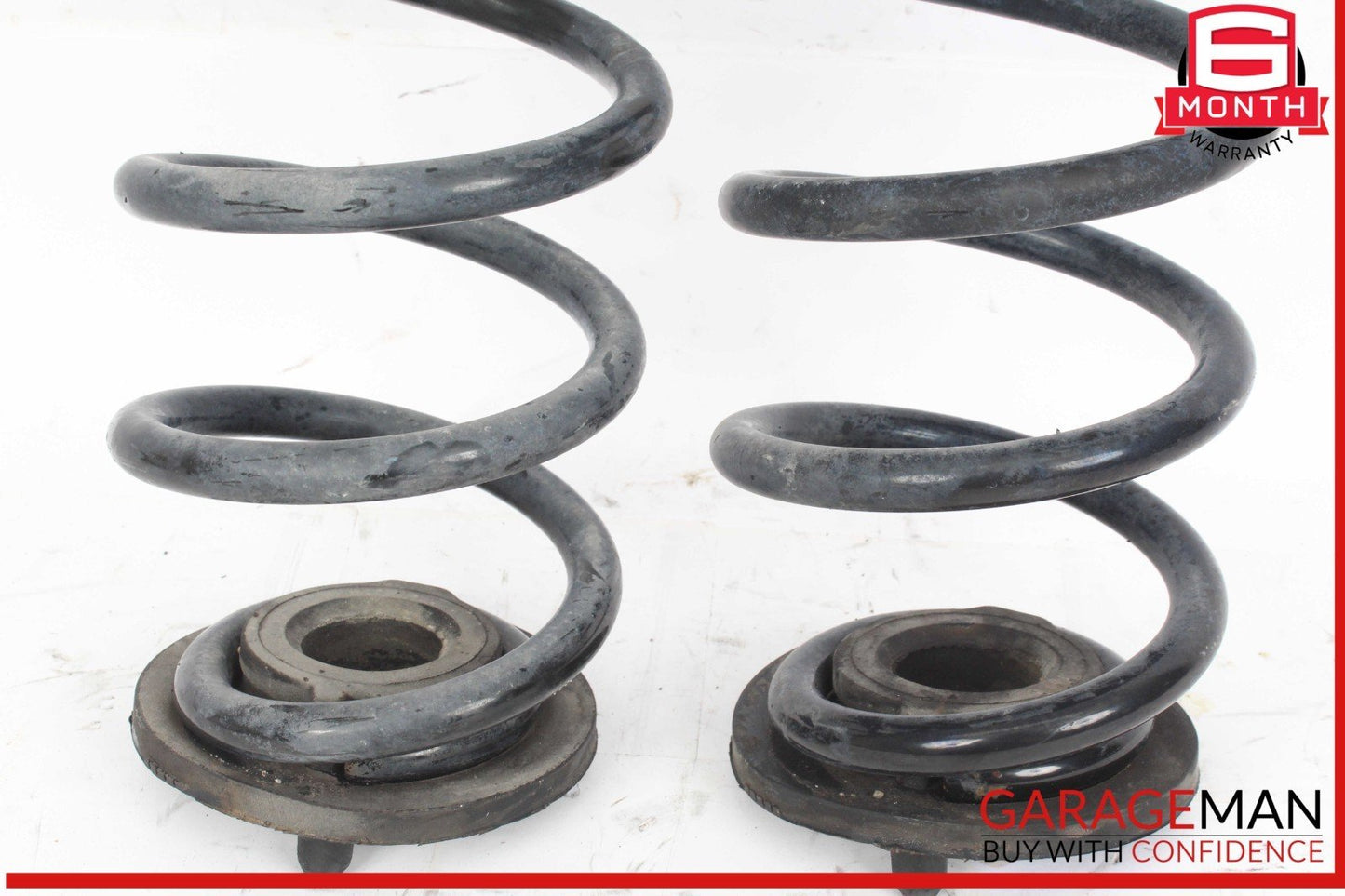 08-15 Audi TT TTS Rear Left or Rear Right Side Coil Spring Set of 2 OEM