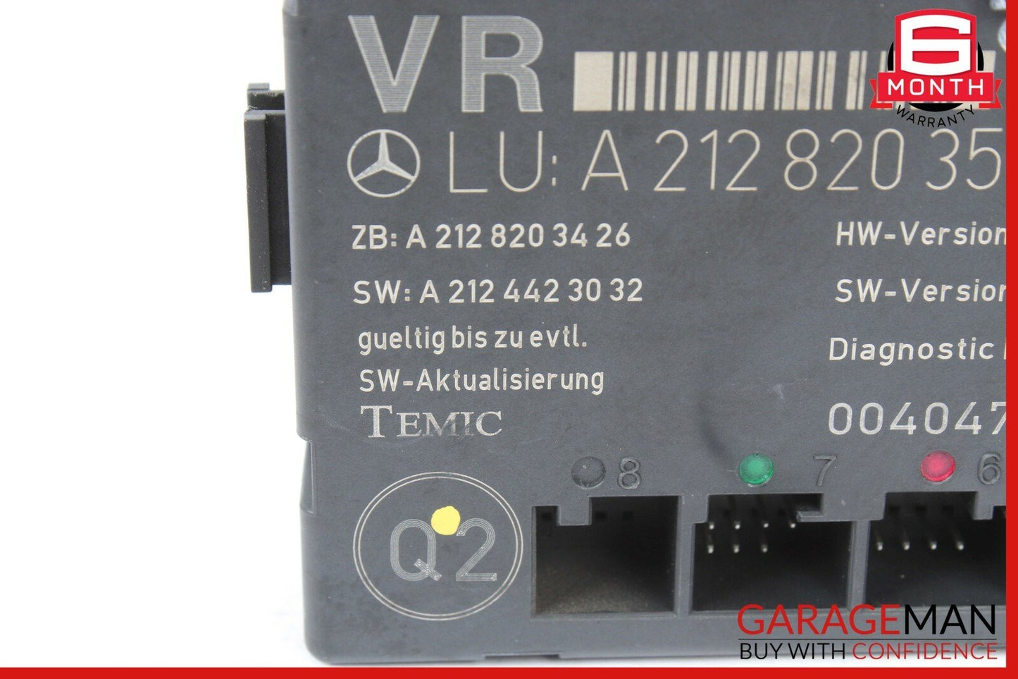 08-14 Mercedes W204 C300 Front Right Passenger Side Door Control Module Unit