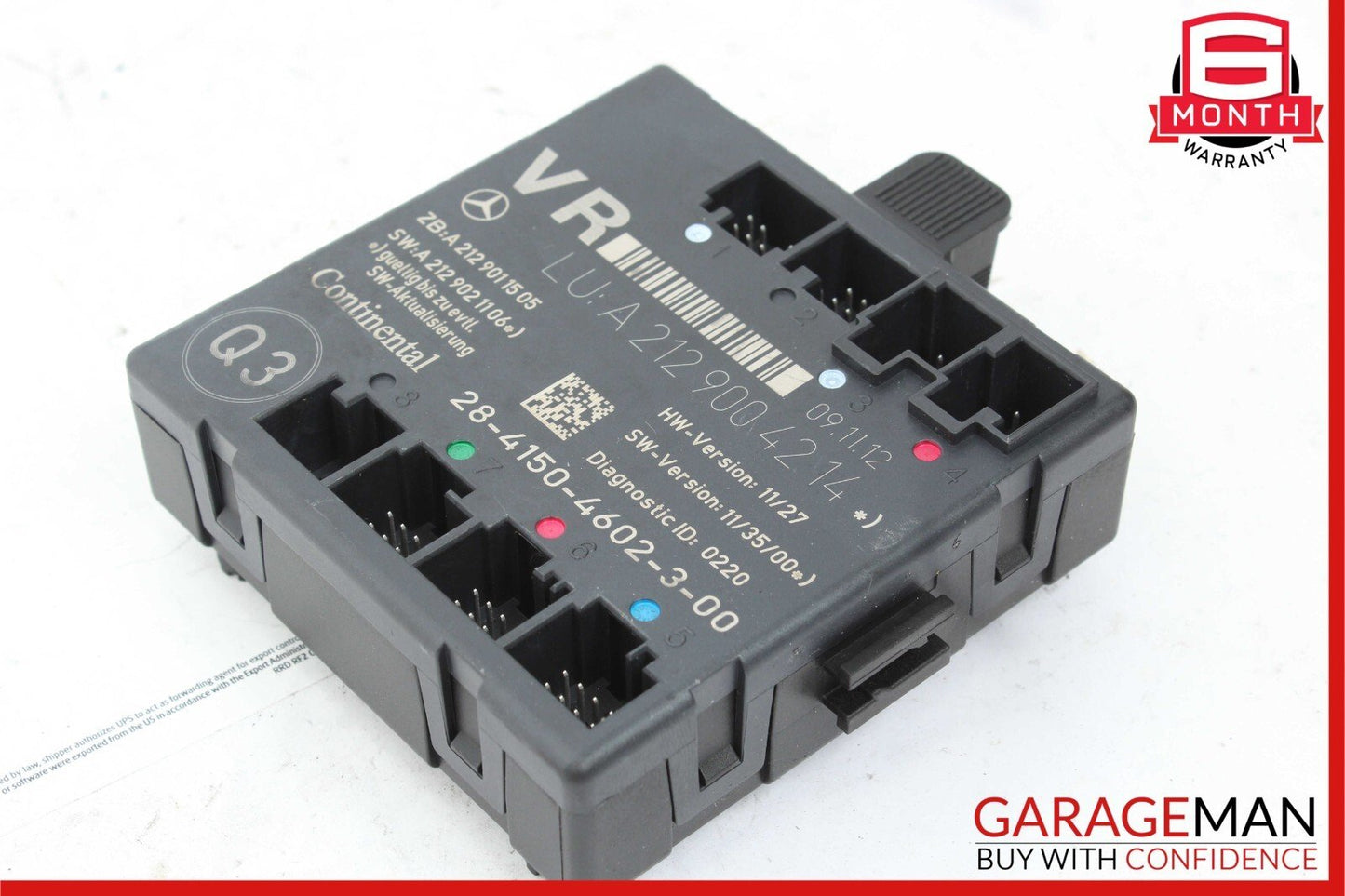 08-14 Mercedes-Benz C250 W204 Right Front Door Control Module 2129004214 OEM