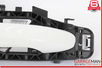 15-20 Mercedes W205 C300 C63 AMG S Front Left Side Exterior Door Handle White OEM