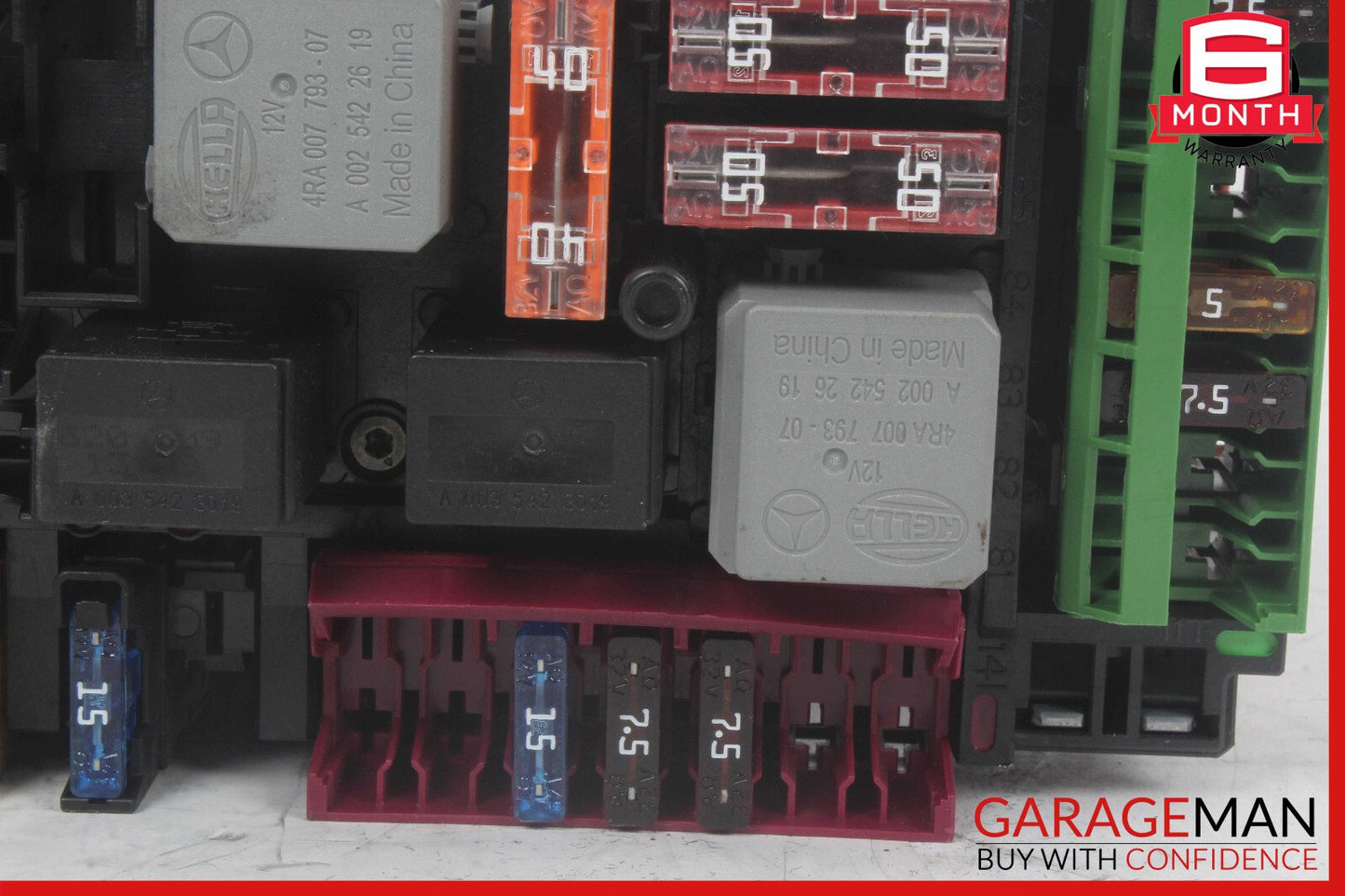 10-11 Mercedes W212 E350 E550 Rear Fuse Relay Junction Box SAM Module Assy