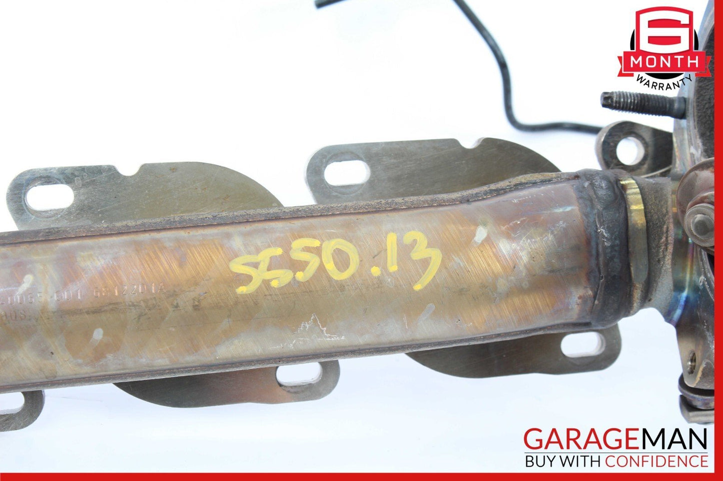 11-14 Mercedes W221 S500 S550 4.7L Left Side Turbocharger Turbo Charger Manifold