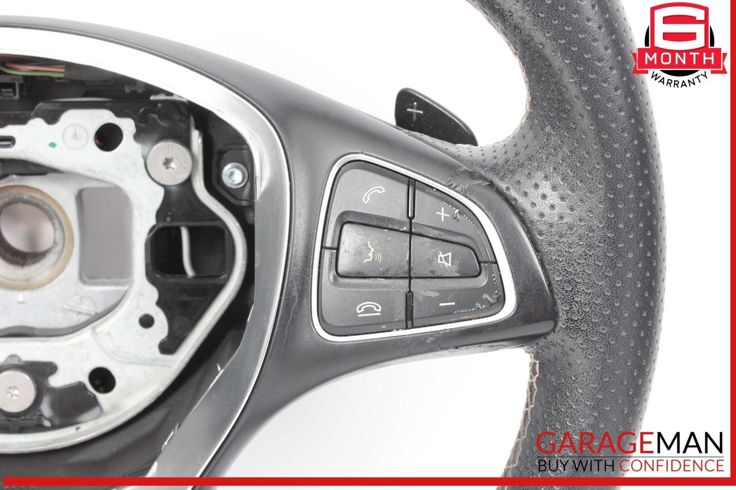 14-20 Mercedes W117 CLA250 GLA250 Steering Wheel w/ Paddle Shifters Assy OEM