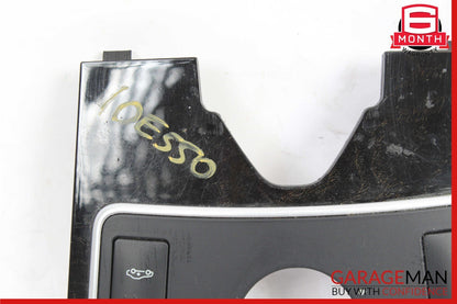 10-13 Mercedes W212 E350 E250 Center Console Switch Trim Cover Bezel Black