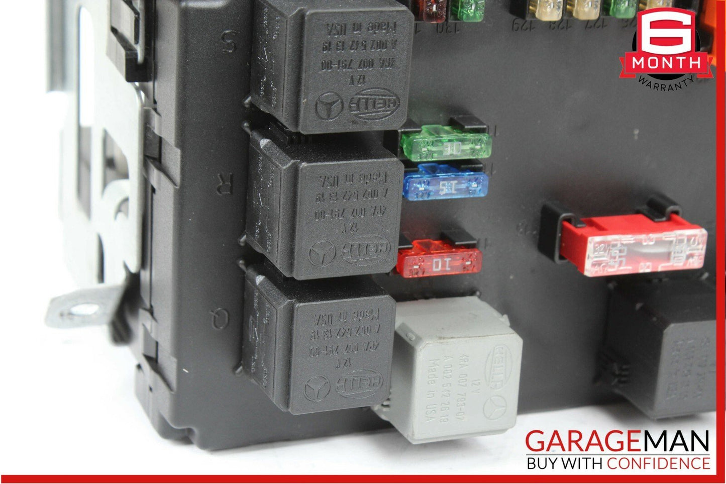 07-09 Mercedes S550 CL550 CL65 AMG Rear Trunk SAM Fuse Relay Box Module Assembly
