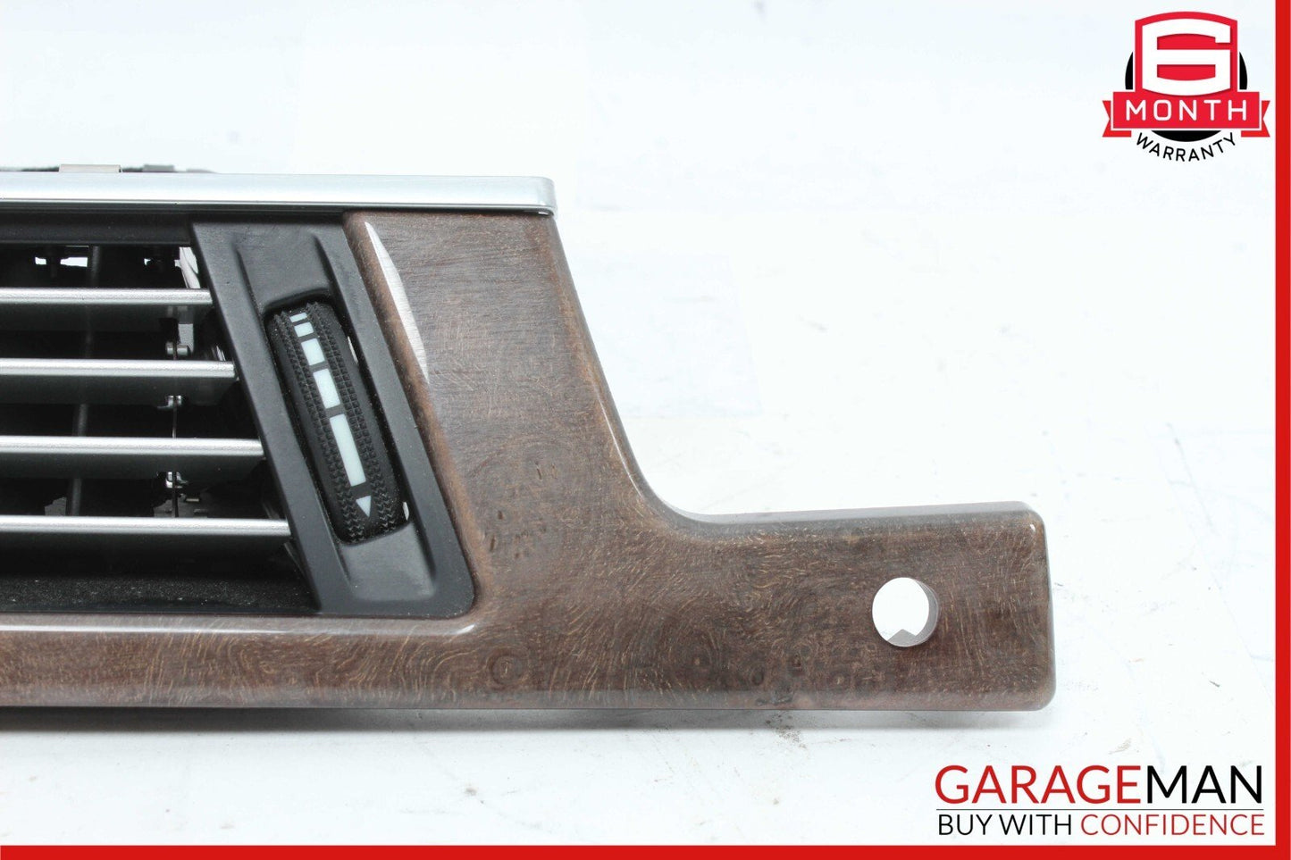 10-13 Mercedes W212 E350 Dashboard Dash AC A/C Air Vent Left Trim Wood OEM